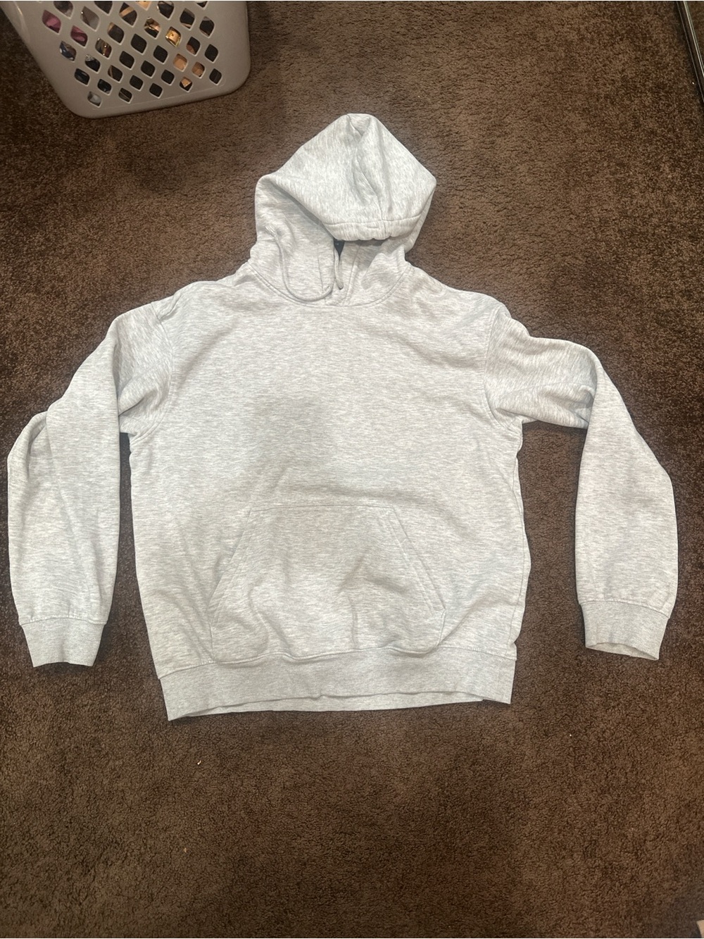 H&M Light Gray Pullover Hoodie